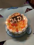 给爸爸的生日蛋糕祝福语
